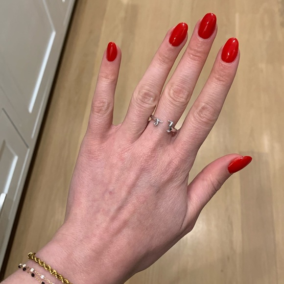 Delicate dainty sterling silver dachshund ring Sz 7 dog - Picture 4 of 6